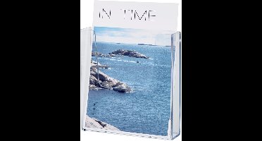 Wandprospectushouder 'de helpende hand', A4-formaat, helder