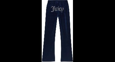 Juicy Couture Juicy Couture Tina Velour Track Pant With Diamante Branding - Maat L