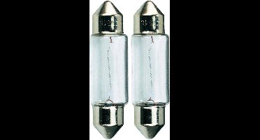 Benson Buislamp 12V 5W SV8,5 - autolamp gloeilamp - 2 stuks wit