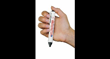 Edding - Viltstift edding 11 rond drukknop 1.5-3mm zwart - 10 stuks