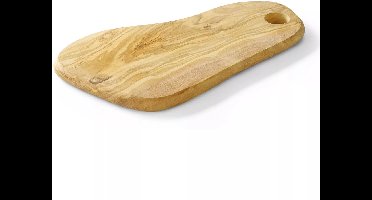 HENDI Serveerplank olijfhout – organische vorm – groot gat – 350x210x18 mm
