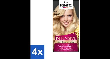 4 x Poly Palette - Haarverf - Zacht Natuurlijk Blond 280 - 115ml - Haarverf - Blonde Haarkleur - Natuurlijke Haarkleur - Crèmekleuring - Grijsdekking