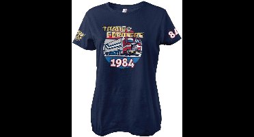 Transformers Optimus Prime Of 1984 Girly Tee Damen T-Shirt Navy-L