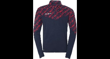 Uhlsport Trainingsjacke Progressive 28 1/4 Zip Top 1002275 Marine/Rot-3XL