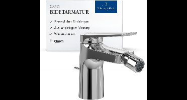 Villeroy & Boch Oasis bidetmengkraan, trekstang, waterbesparend, chroom, 73mm