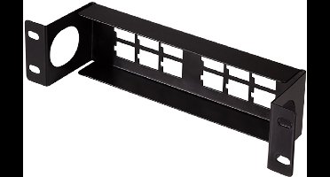 LogiLink 10 inch keystone patchpaneel 12 poorts zwart