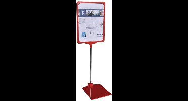 FRANKEN Informatiestandaard A4 blauw in hoogte verstelbaar