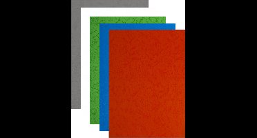 Pavo inbindkaften A4 donkerblauw, lederstructuur