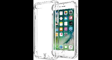 Hoesje geschikt voor iPhone SE 2022 / SE 2020 / 8 / 7 - Transparant Back Cover Siliconen Case Hoes