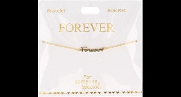 Depesche armband goud plated vriendschapsarmband voor kinderen.