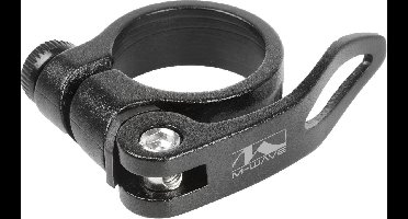 M-wave Zadelpenklem Clampy-qr 31,8 Mm Aluminium Zwart