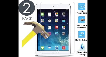 Screenprotector geschikt voor iPad 9.7 2018 / 2017 / Air 2 / Air 1 - Screen Protector Glas - 2 Stuks