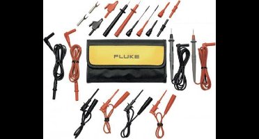 Fluke TL81A Veiligheidsmeetsnoerenset Banaanstekker 4 mm Banaanstekker 4 mm 1.00 m Zwart, Rood 1 set(s)