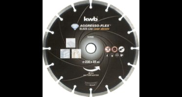 Diamantschijf diameter: 230 mm, zwart