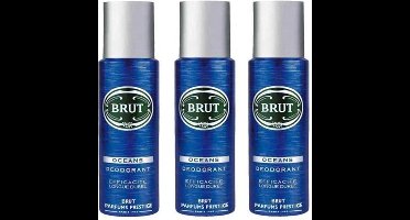 Brut Deo Spray Oceans - 3 Pack