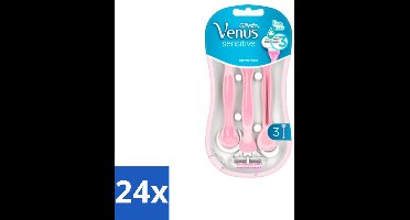 Gillette Venus - Sensitive - Wegwerp Scheermesjes - 3 Scheermesjes - Voordeelverpakking - 24 stuks