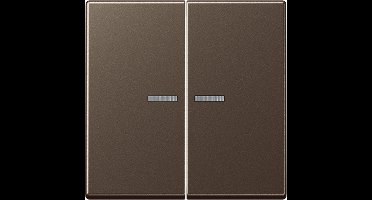 JUNG bedieningswip voor seriecontroleschakelaar met lens - A500 mokka (A 595 KO5 MO)