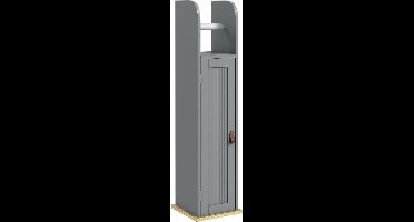 ApexArte® Badkamerkasten Hoog - Toilet Kastje Staand - Badkamerkastje