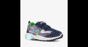 Minecraft sneakers met lichtjes blauw - Maat 33 - Uitneembare zool