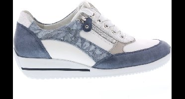 Dames Veterschoenen Waldlaufer Himona Jeans Snow Stein Jeansblauw - Maat 5