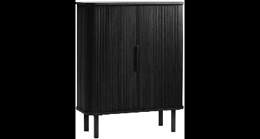 Opbergkast Cavo Eiken 90 cm - Zwart