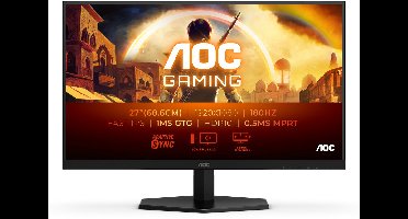 AOC G4 27G42E - Full HD Fast IPS Gaming Monitor - 180hz - 27 inch