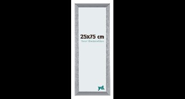 Your Decoration - Fotolijst 25x75 cm - Aluminium - Zilver Geborsteld - Tucson
