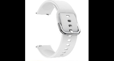 New Age Devi - Sportbandje - Wit - geschikt voor Samsung GEAR S3 Galaxy Watch 46mm