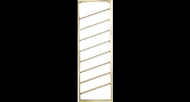 Light & Living Wijnrek Amore - Lichtgoud - 8 Flessen - Metaal - Voor aan de Muur – 8 Flessen – Modern