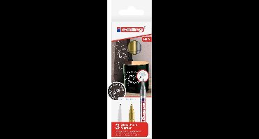 Edding lakmarker 780/3, metallic geassorteerde kleuren 14 stuks