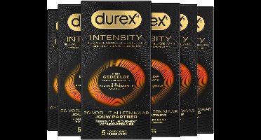 Durex Condooms Intensity 5st - 6 Stuks - Voordeelverpakking