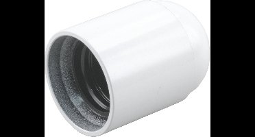 Fitting E27 - glad - max 60W - wit