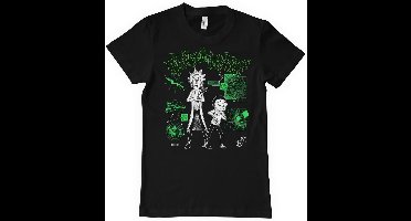 Rick And Morty Rick and Morty LAB Heren T-shirt - zwart - M