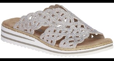 Rieker Slipper Beige Steentjes