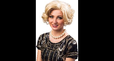 30's Pruik Dames Blond Adriana