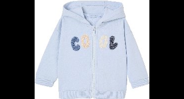 Vertbaudet Babysweater met rits en capuchon