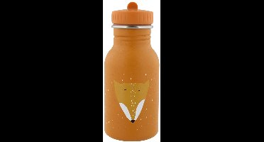 Trixie Drinkfles - Mr. Fox - RVS Waterfles voor kinderen - 350ml - Lekvrije Fles - Oranje
