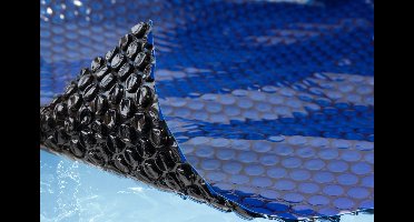 W'eau solar cover rond - 732 cm (zeilmaat 717) - Zwart/Blauw