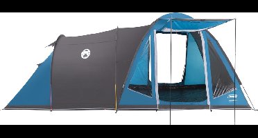 Coleman Waterfall 5 familietent – 5 persoons tent – hybride design – waterdicht en lichtgewicht – blauw/zwart