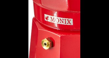 Monix M281709, Moka Express, Rood, Aluminium, 9 kopjes, 1 stuk(s)