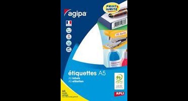 agipa universele etiketten, 19,3 x 32 mm, wit
