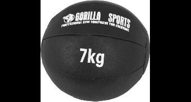 Gorilla Sports Medicijnbal - Medicine Ball - Kunstleer - 7 kg