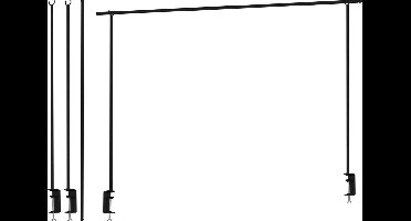 ProGarden - Tafelklem - metaal - zwart