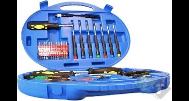 Schroevendraaier en bitten set, 42 delig