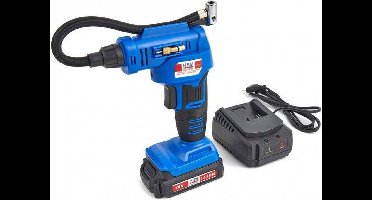 18 Volt compressor op accu met toebehoren