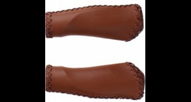 M-Wave Handvat leer bruin. Lengte 125mm