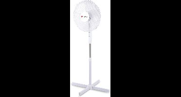 Alpina ventilator - Staand - Ø 40 cm - Kantelbaar - Zwenkfunctie - Wit