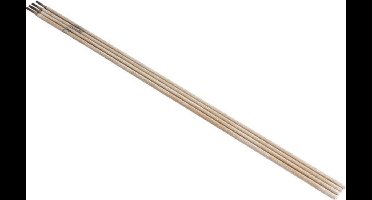 Toolland Rutiele laselektroden Ø2.5 x 350 mm, ideaal voor alle lasposities, 4 stuks