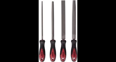 Toolland VIJLENSET VOOR STAAL - 20 cm - 4 st.