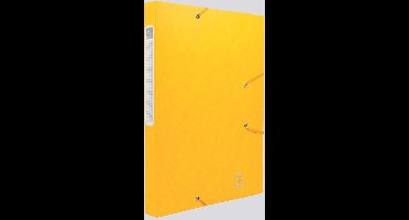 Exacompta Elastobox Cartobox rug van 25 cm geel 5/10e kwaliteit
